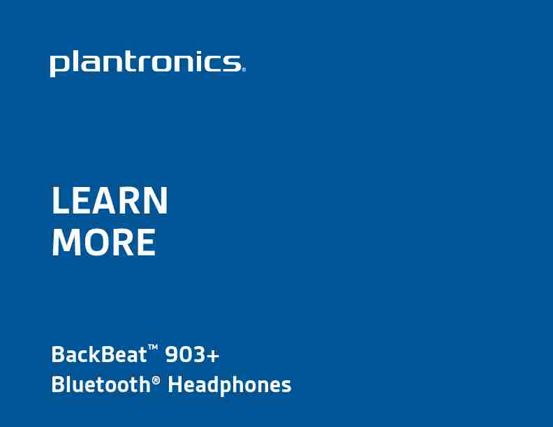 Plantronics Headphones 903-page_pdf